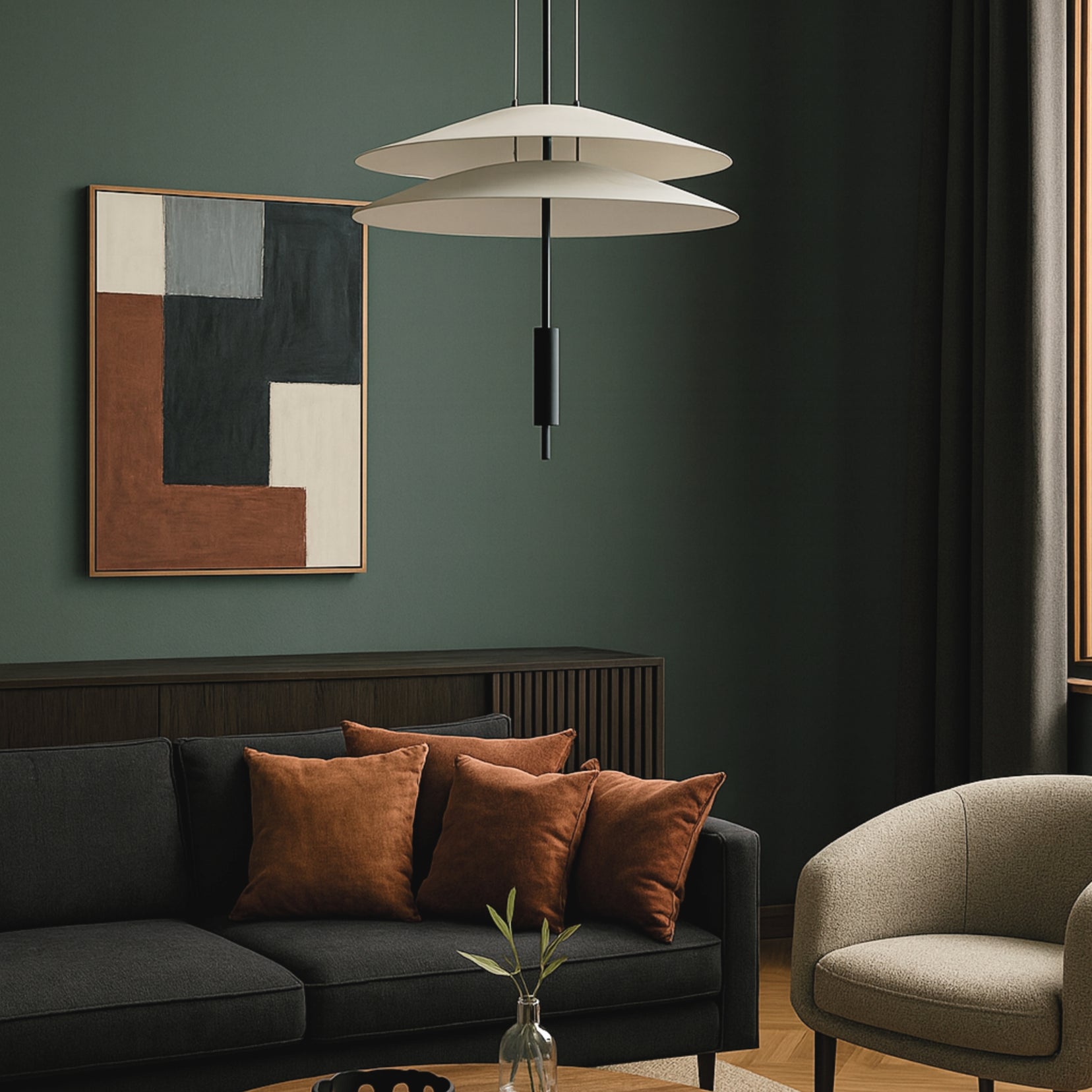 Plateau Tiered Pendant