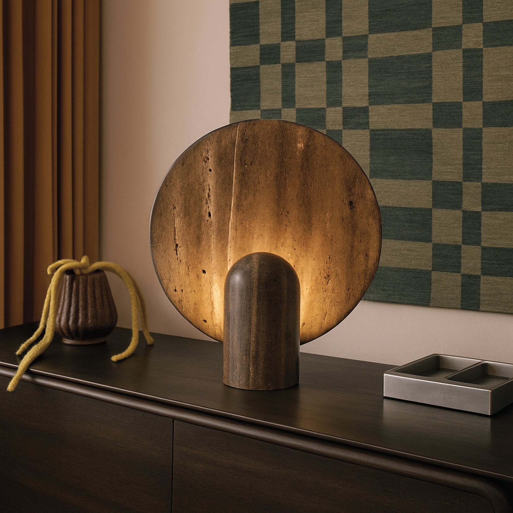 Fosse Travertine Table Light