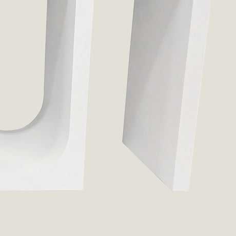 Close-up of an Archwell console table from Love Hohm on a light beige background