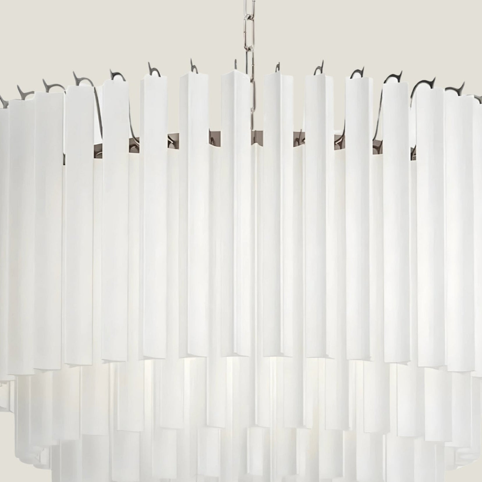 Monument chandelier from Love Hohm on a light gray background