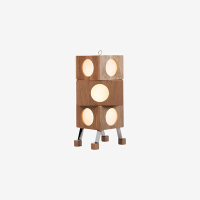 Torii Cherry Wood Floor Light