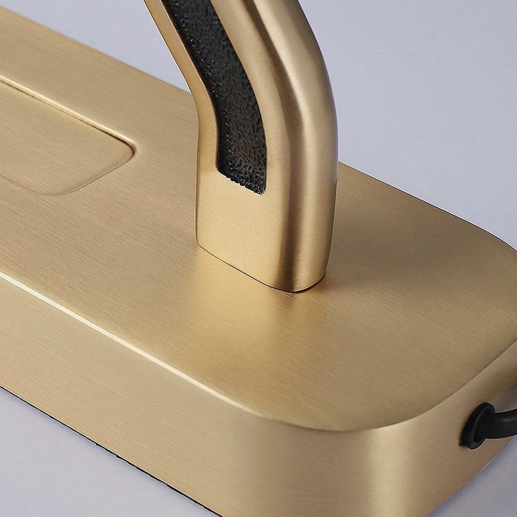 Vector brass desk lamp from Love Hohm on a white background