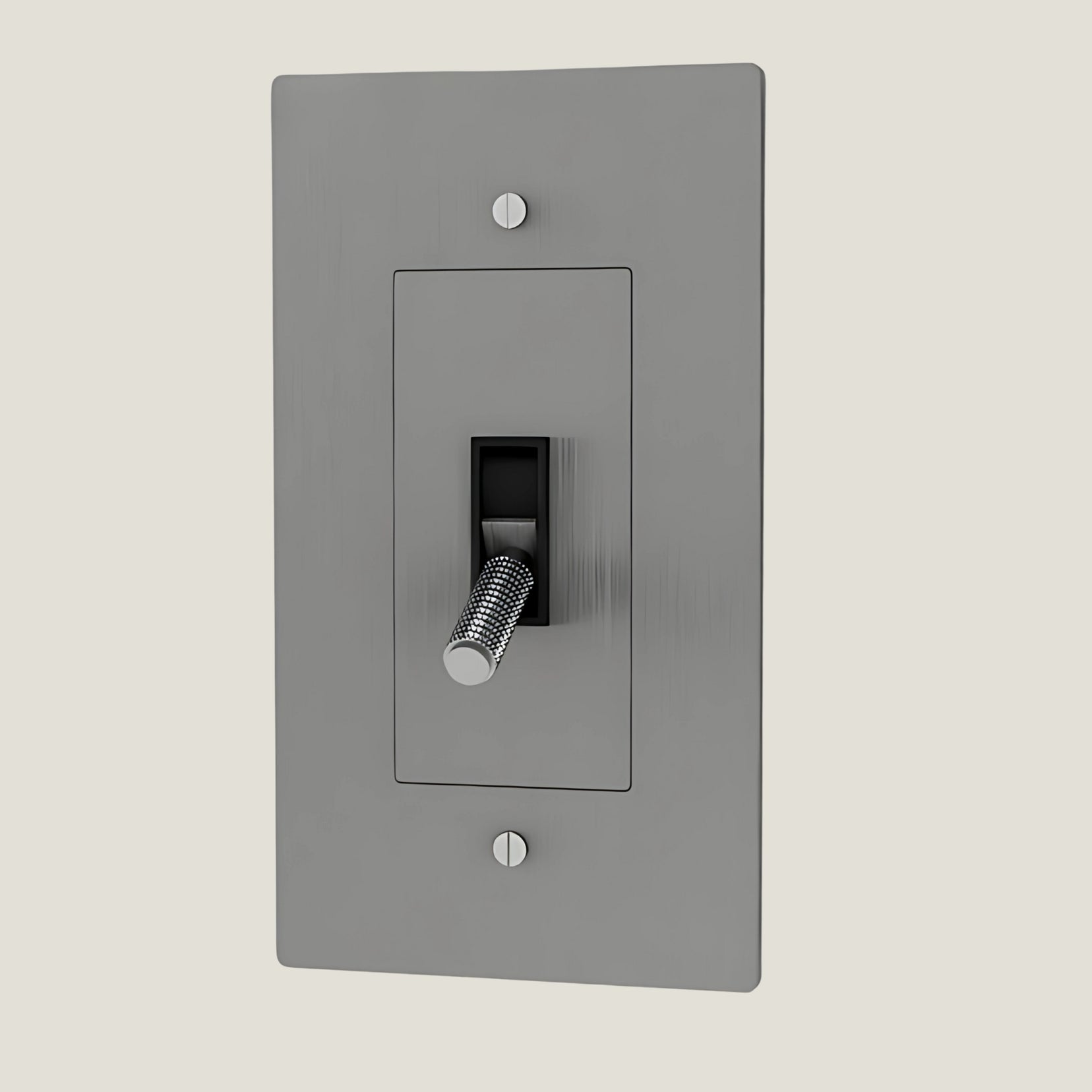 Verge brass toggle from Love Hohm on a light gray background